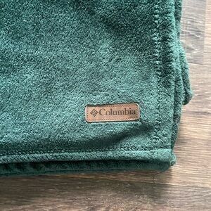 Columbia Green Fleece Blanket